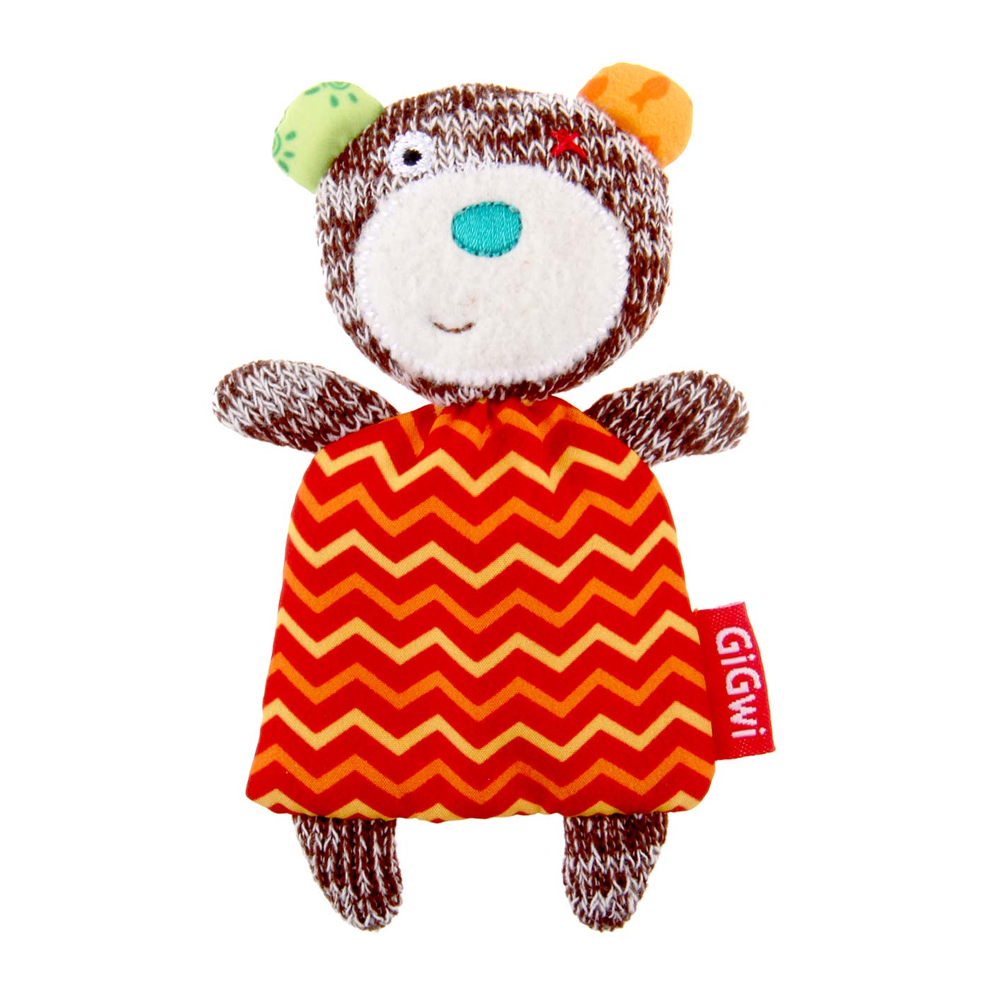 GiGwi Refillable Bear Cat Toy With Catnip
