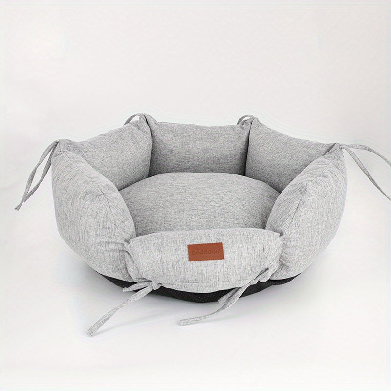 Removable and Washable Dog Bed for Small and Medium Dogs and Cats - Comfortable and Durable Pet Bed