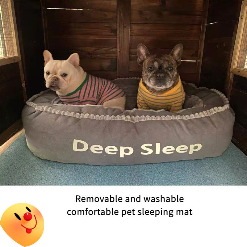 XXXL Pet Nest Mat for Medium & Large Dogs - Detachable & Washable Dog Bed with Plush Comfort, Durable Gray & White Design, Easy-Clean Indoor/Outdoor Dog Bedding, Extra Large Dog Bed, Textured Surface, Removable Cover, Petfriendly Home, Petsafe Materials,