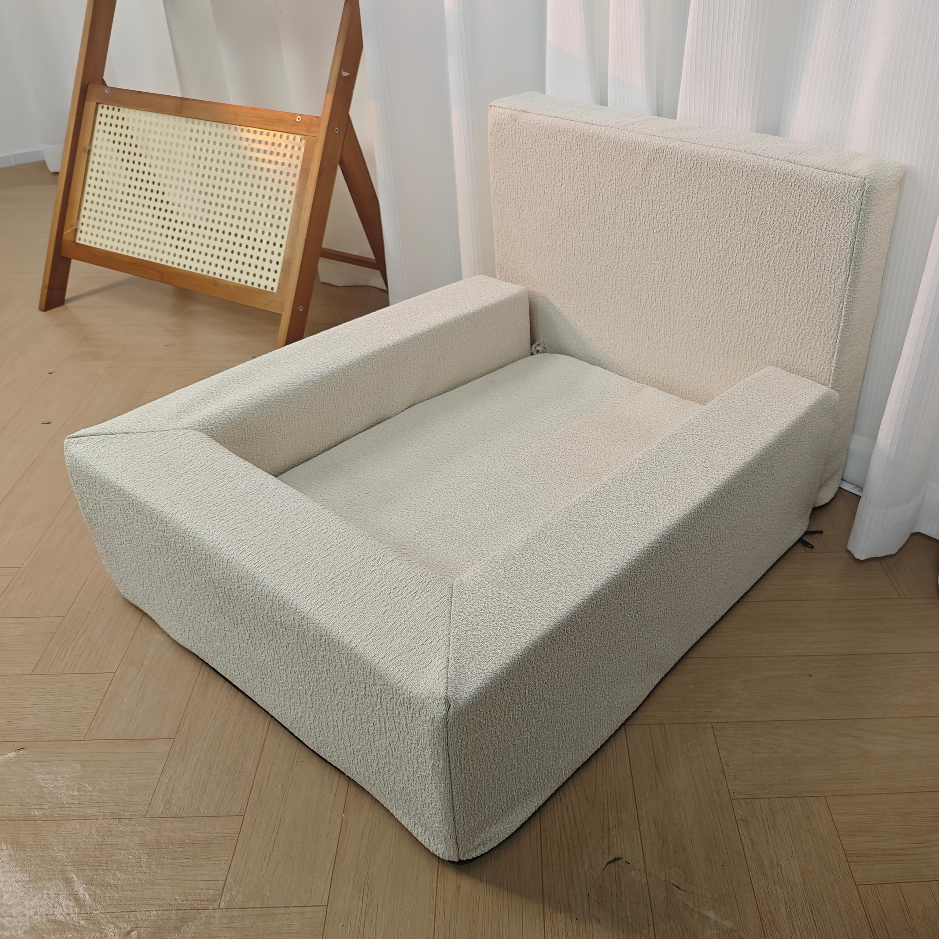 Luxury Style Dog Bed Pet Nest Pet Sofa Furniture, Without Pillows and Nest Cushion, Removable Plush Dog Bed Warm and Removable Washable, Suitable for Cats, Small Dogs, Toy Dogs, Small Pets, Four Seasons Us